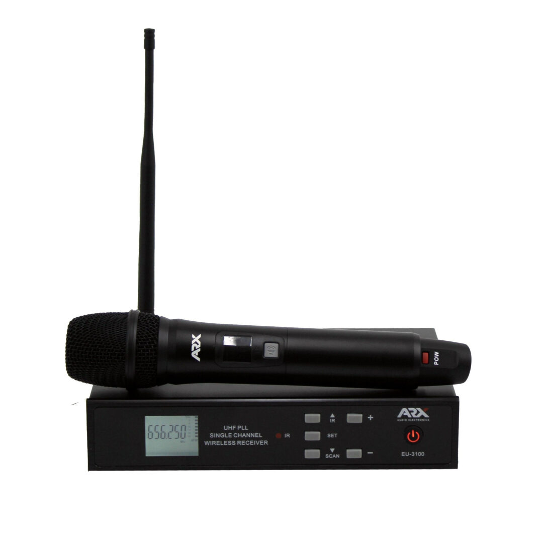 EU-3100 MICROFONO INALAMBRICO DE MANO UHF SINGLE ARX