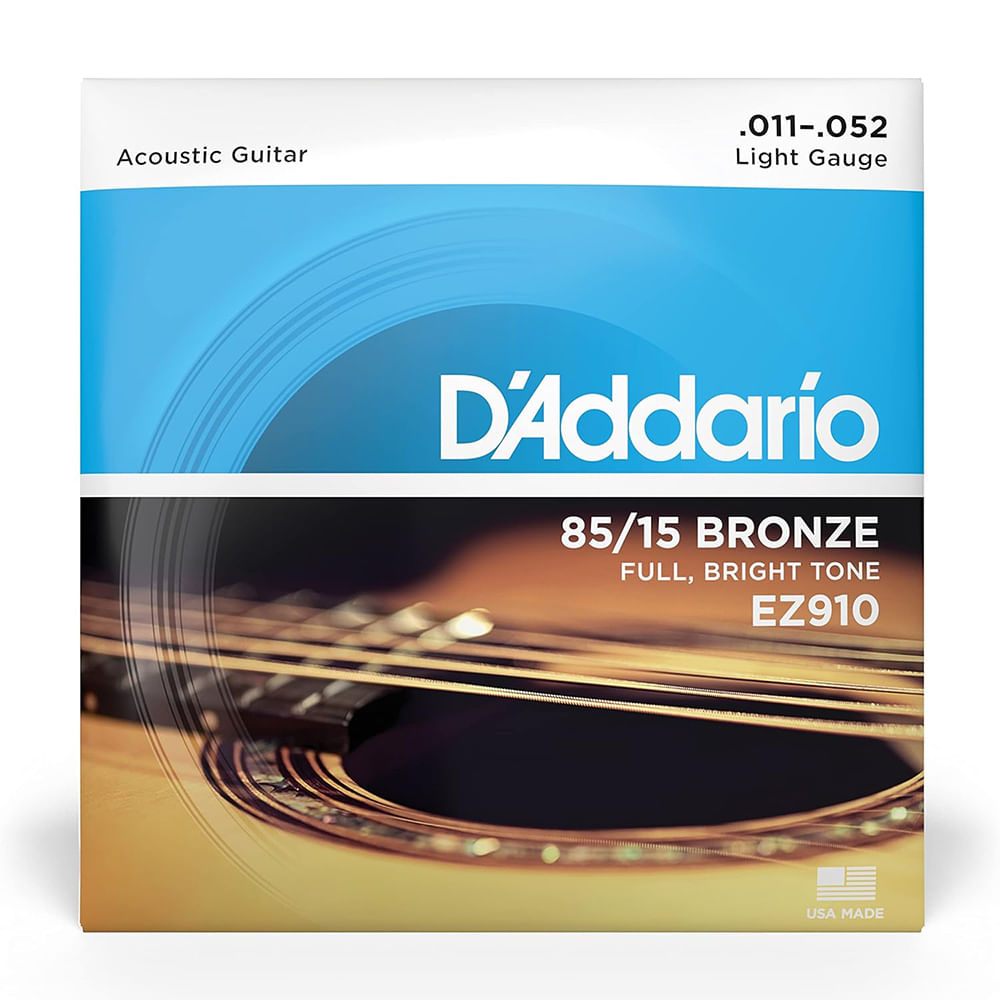 EZ910 CUERDAS GUITARRA FOLK 011-052 DADDARIO