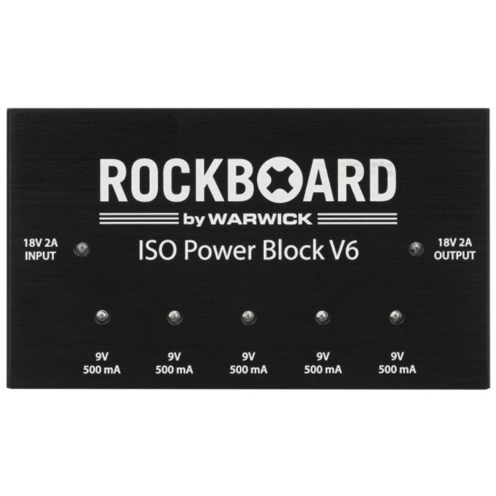RBO POW BLO ISO 6 FUENTE PODER PEDAL P/ 6 PEDALES ROCKBOARD